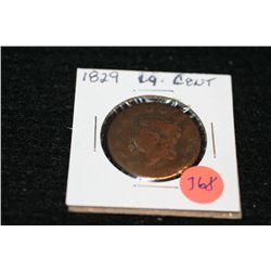 1829 Lrg one cent