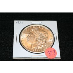 1921 Silver Morgan one dollar