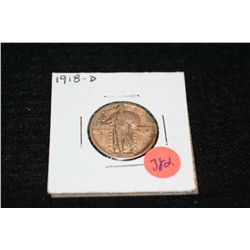 1918-D Standing Liberty quarter
