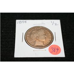 1898 Barber half dollar