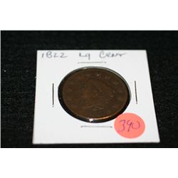 1822 Lrg one cent