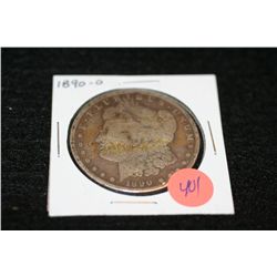 1890-O Silver Morgan one dollar