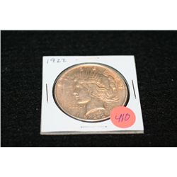 1922 Peace one dollar
