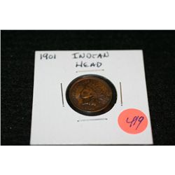 1901 Indian Head penny