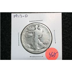 1917-D Walking Liberty half dollar