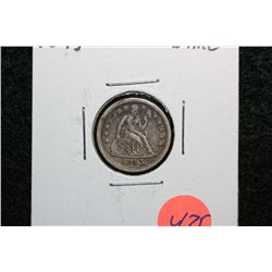 1843 Seated Liberty dime