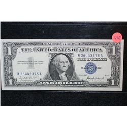 1957 Silver Certificate, Blue Seal, #W36443375A