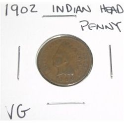 1902 Indian Head Penny *VERY GOOD GRADE*!!!