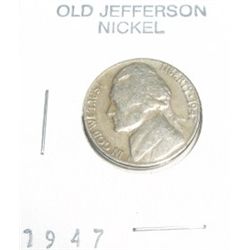 1947 Jefferson Nickel *BU UNC GRADE*!!!