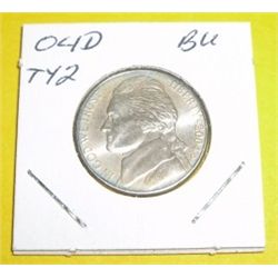 2004-D TYPE 2 Jefferson Nickel *BU UNC GRADE*!!