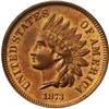 Image 1 : 1873 Op 3 Indian Head Cent MS63RB