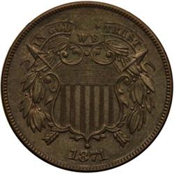 1871 Two-Cents PR64BN