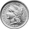 Image 1 : 1887 Nickel Three-Cents PCGS MS65