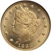 Image 1 : 1883 NC Liberty Nickel NGC MS65