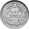 Image 2 : 1877-CC Lib Seated Dime NGC MS64