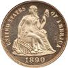 Image 1 : 1890 Seated Dime PCGS PR65
