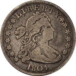 1804 Bust Quarter F12