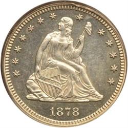 1878 Seated Quarter PCGS PR61