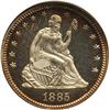 Image 1 : 1885 Lib Seated Quarter NGC PR64