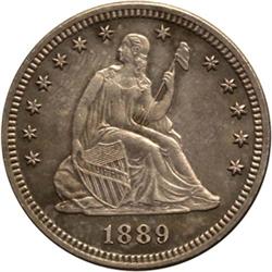1889 Seated Quarter PR64