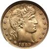 Image 1 : Error 1893 Barber Quarter ANA MS64