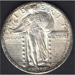 1919 St Lib Quarter MS63FH