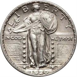 1920-D St Lib Quarter MS64