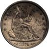 Image 1 : 1874 Arrows Seated Half Dol AU58