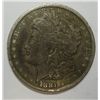 Image 1 : 1881-CC MORGAN SILVER DOLLAR FINE