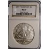 Image 1 : 2007 Jamestown Silver Commemorative Silver Dollar NGC MS69