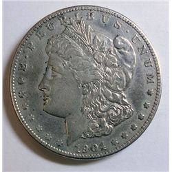 1904-S MORGAN DOLLAR XF/AU
