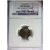 Image 1 : 1914-D LINCOLN WHEAT CENT NGC FINE DETAILS, REV PLANCHET ERROR!