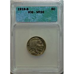 1919S Buffalo nickel  ICG20