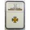 Image 1 : 1853 T1  $1 Gold  NGC 64
