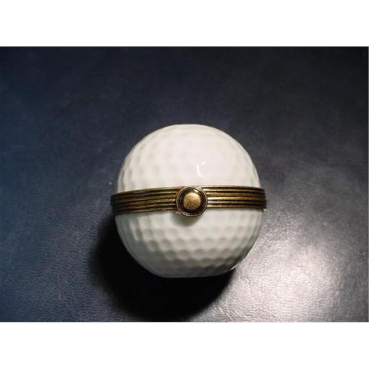 Authentic French porcelain Golf Limoges box trinket