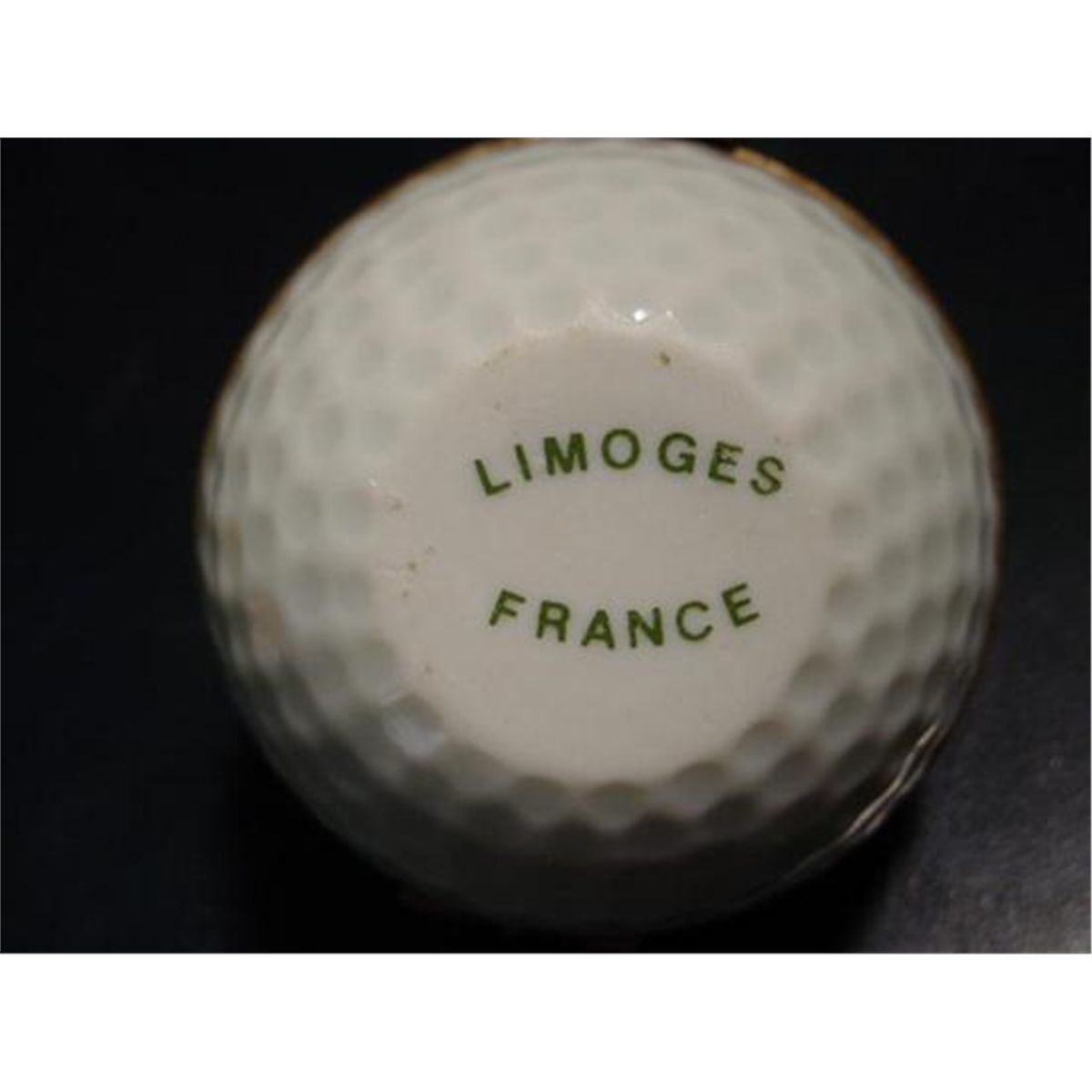 Authentic French porcelain Golf Limoges box trinket