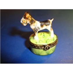 French hand painted Limoges box signed by artist
