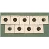 Image 1 : 9 Ancient Roman Coins Claudius II Constantius Julian