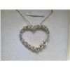 Image 1 : All Diamonds 18K Yellow Gold Heart Design Pendant Chain