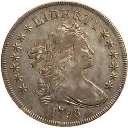 1798 Bust Dollar AU50