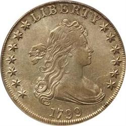 1799 Bust Dollar PCGS AU53