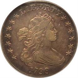 1799 Bust Dollar ICG AU50