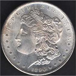 1890-S Morgan Dollar MS65