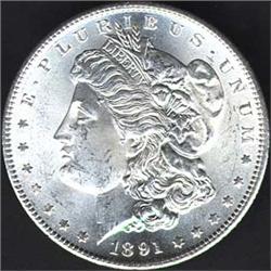 1891-S Morgan Dollar MS64