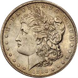 1893-S Morgan Dollar AU55