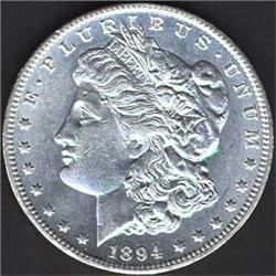 1894-O Morgan Dollar AU55