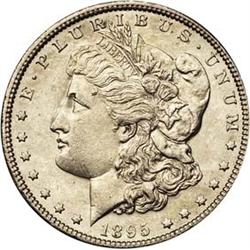 1895-O Morgan Dollar AU50