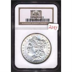 1901 Morgan Dollar NGC AU50