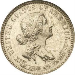 Pattern 1869 Dime NGC PR65