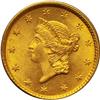 Image 1 : 1853 Gold Dollar MS62